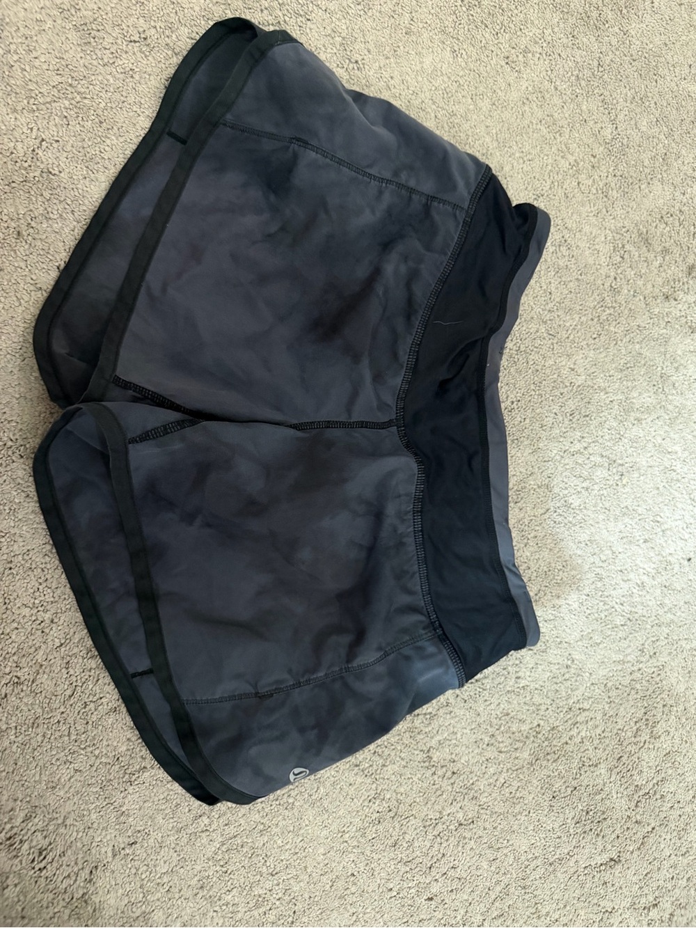 lululemon athletica Women's Athletic Shorts — Dark Gray/Black